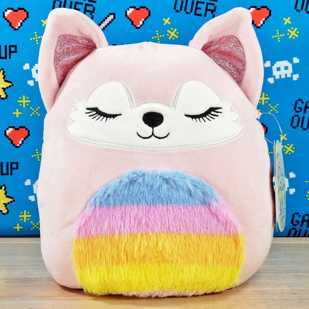 Squishmallow Alessi the Pink Fox 8" UltraSoft Stuffed Animal Plush NWT